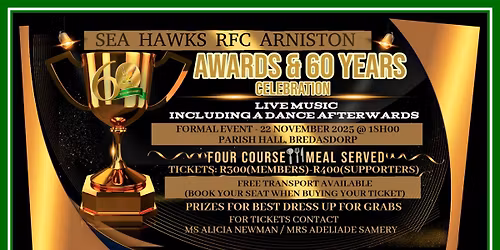 SEA HAWKS 2025 AWARDS & 60 YEARS CELEBRATION
