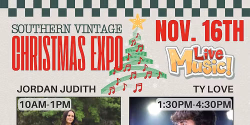 Jordan Judith at Southern Vintage Christmas Expo 