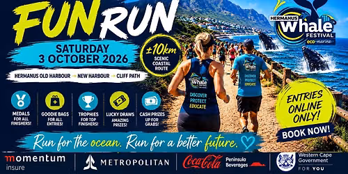 HERMANUS WHALE FESTIVAL FUN RUN 2026
