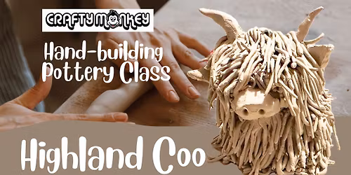 Highland Cow Pottery Class