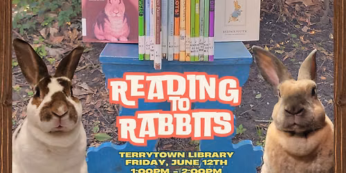 Reading to Rabbits at Terrytown Library