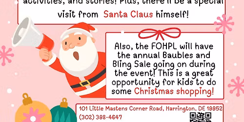 Harrington Public Library Christmas Family Fun Day