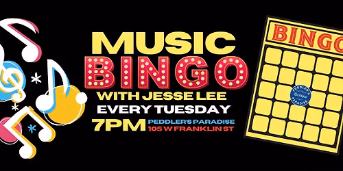 Music Bingo with Jesse Lee