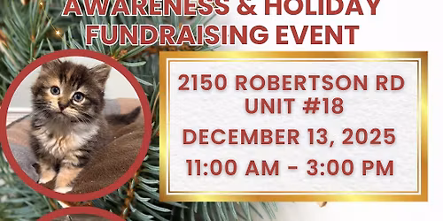 Awareness & Holiday Fundraising Event - Global Pet Foods Bells Corners