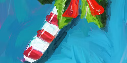 December Brush Bandits- Candy Cane and Holly