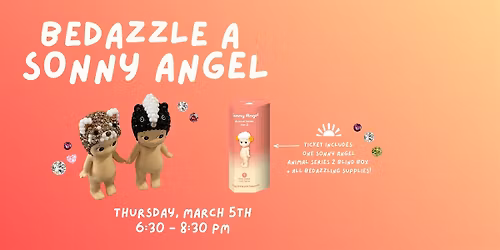 Bedazzle a Sonny Angel at Create!