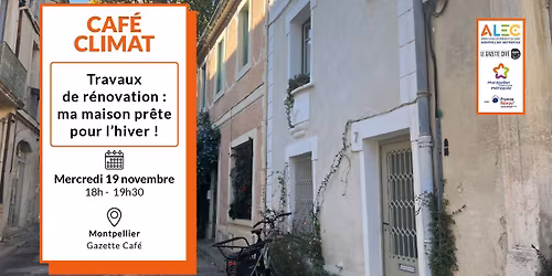 Caf\u00e9 Climat : Travaux de r\u00e9novation : ma maison pr\u00eate pour l\u2019hiver !