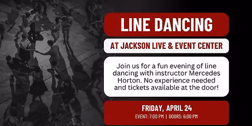 Instructor Led Line Dancing