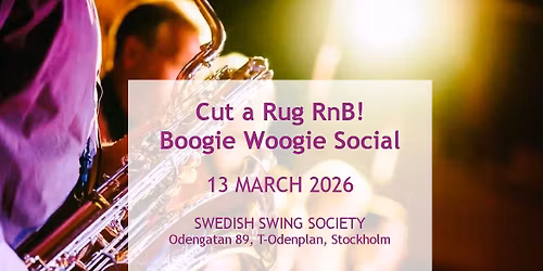Cut a Rug RnB ( Boogie Woogie ) - 13 March 2026