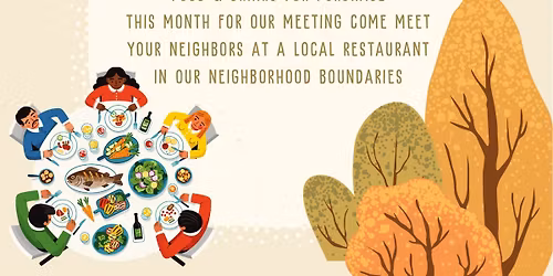 Livernois 2 Clark monthly meeting - Dinner a Cataracho