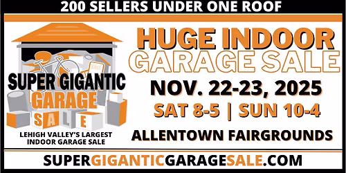 Super Gigantic Garage Sale November 22-23, 2025