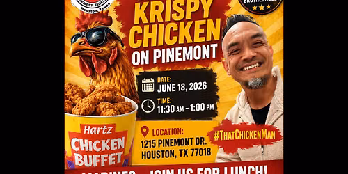 Lunch with Marines at Hartz Krispy Chicken on Pinemont
