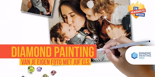 WWW \/\/\/ Diamond Painting van je EIGEN FOTO met Juf Els - De Warmste Week