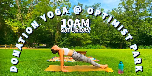Donation Yoga @ Optimist Park