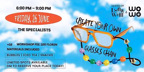 Create Your Own Glasses Chain by WOWO x Luna and the Wolf