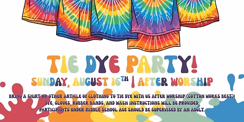Tie Dye Party