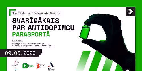 Parasportistu un treneru akad\u0113miju semin\u0101rs \u201cSvar\u012bg\u0101kais par antidopingu parasport\u0101\u201d