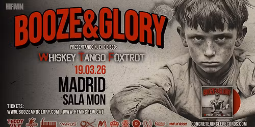 BOOZE AND GLORY @ Sala Mon Live, Madrid