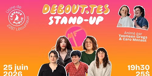 Debout·tes/Stand-up au Minifest !