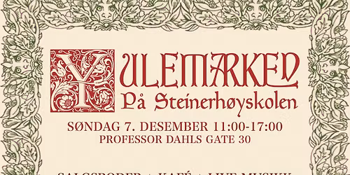 Julemarked p\u00e5 Steinerh\u00f8yskolen