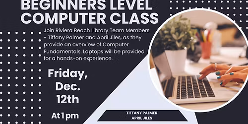 Beginners Level Computer Class.