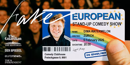 Dima Watermelon: Fake European | Stand-Up Comedy in Zurich