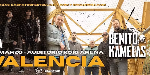 La Fuga + Benito Kamelas | Auditorio Roig Arena | 07.03.2026