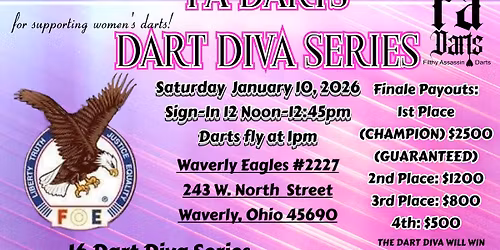 FA DARTS DART DIVA SERIES