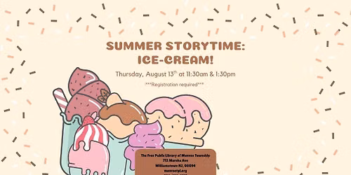 Summer Storytime: Ice-Cream!