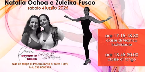 NATALIA OCHOA A PESCARA CON ZULEIKA FUSCO