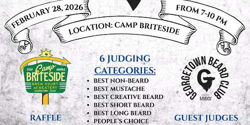 Georgetown Beard Club\u2019s Beard Competition