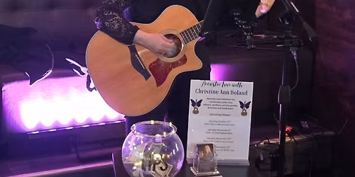 Acoustic fun with Christine at River Falls Restaurant in Woonsocket 