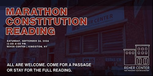 Marathon Constitution Reading