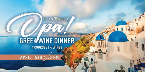 Opa! Greek Wine Dinner