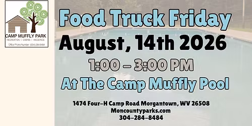Food Truck Friday #3 at Camp Muffly Pool