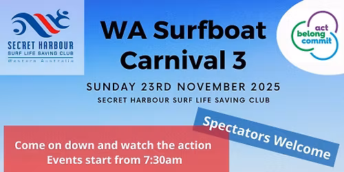 WA Surfboat Carnival Round 3