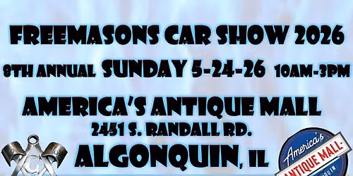 Freemasons Car Show, 8th Annual