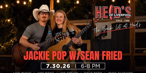 Live Music: Jackie Pop w\/Sean Fried