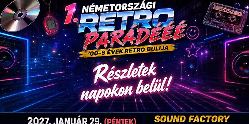 1. N\u00e9metorsz\u00e1gi RETRO Par\u00e1d\u00e9\u00e9\u00e9
