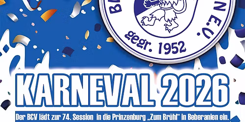 Seniorenkarneval des BCV Blau-Wei\u00df Beberanien e.V.