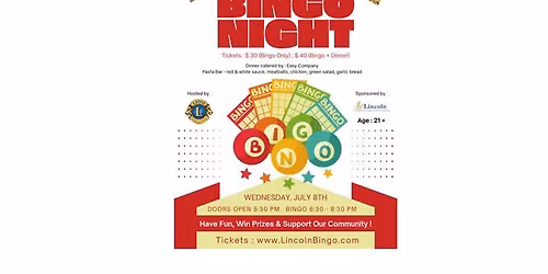 Every Second Wednesday Bingo