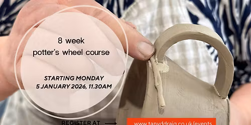 8 week potter's wheel course - Monday