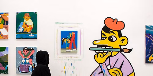 \u00c5bning af ny udstilling: Fest p\u00e5 vejen