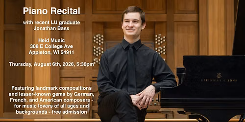 Piano Recital - Heid Music Appleton