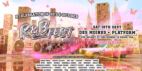 R&B Fest Is Coming To Des Moines!