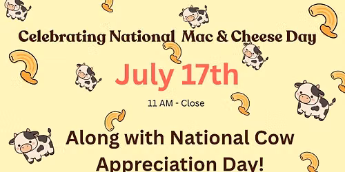 National Mac & Cheese Day