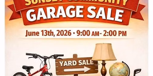 Garage Sale 205 Sunset Drive