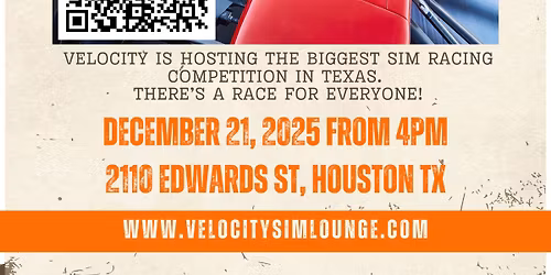 SIM RACING BONANZA at VELOCITY