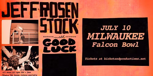 Jeff Rosenstock with Good Luck at Falcon Bowl