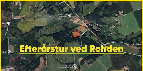 Efter\u00e5rstur i det flotte landskab ved Rohden